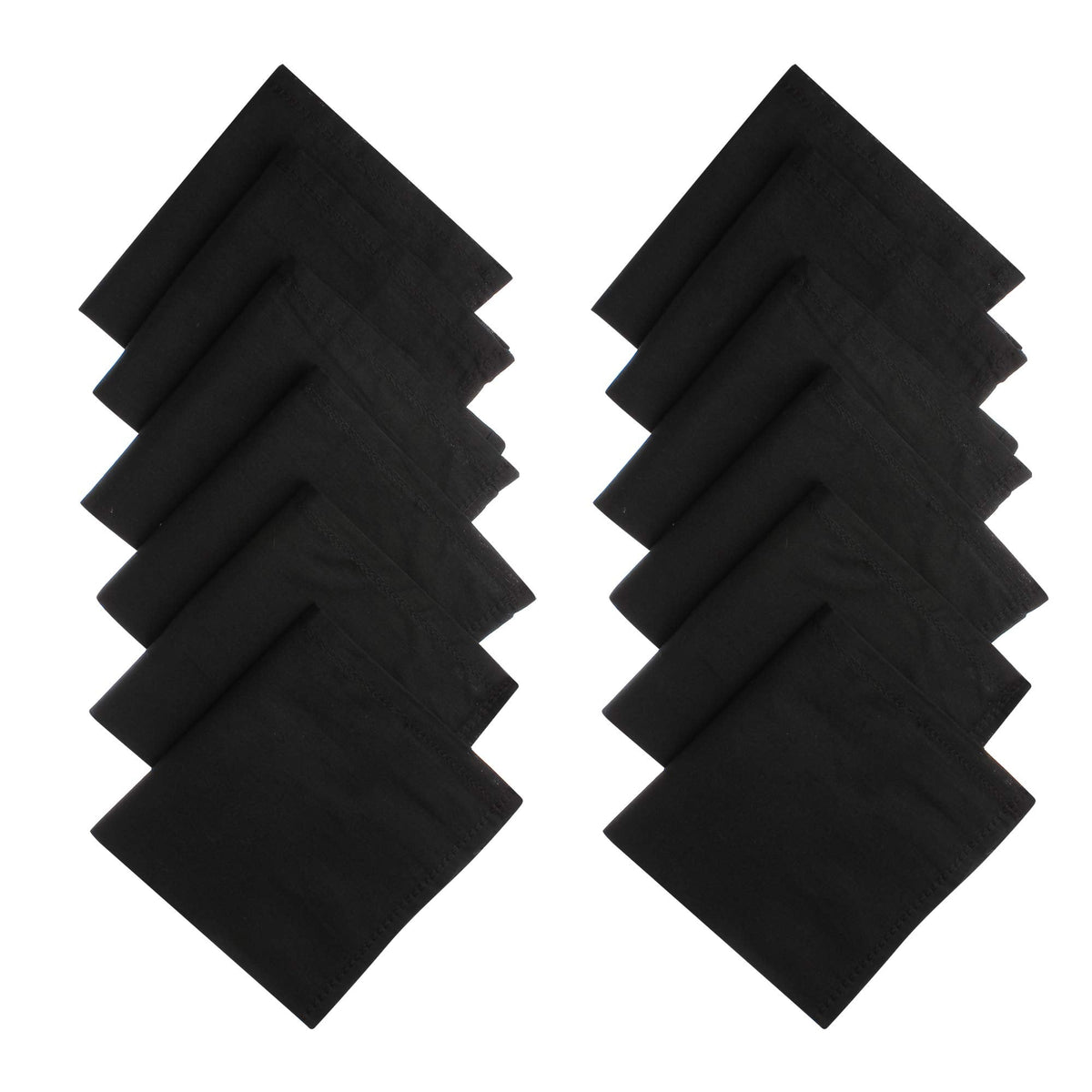 Men's Black Handkerchiefs