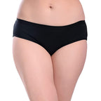 SCTC Women's & Girls Cotton Hipster mid Waist Plain Underwear/Briefs/Panties/Panty Outer Elastic Regular/Everyday/Daily Multicolor Combo Pack of