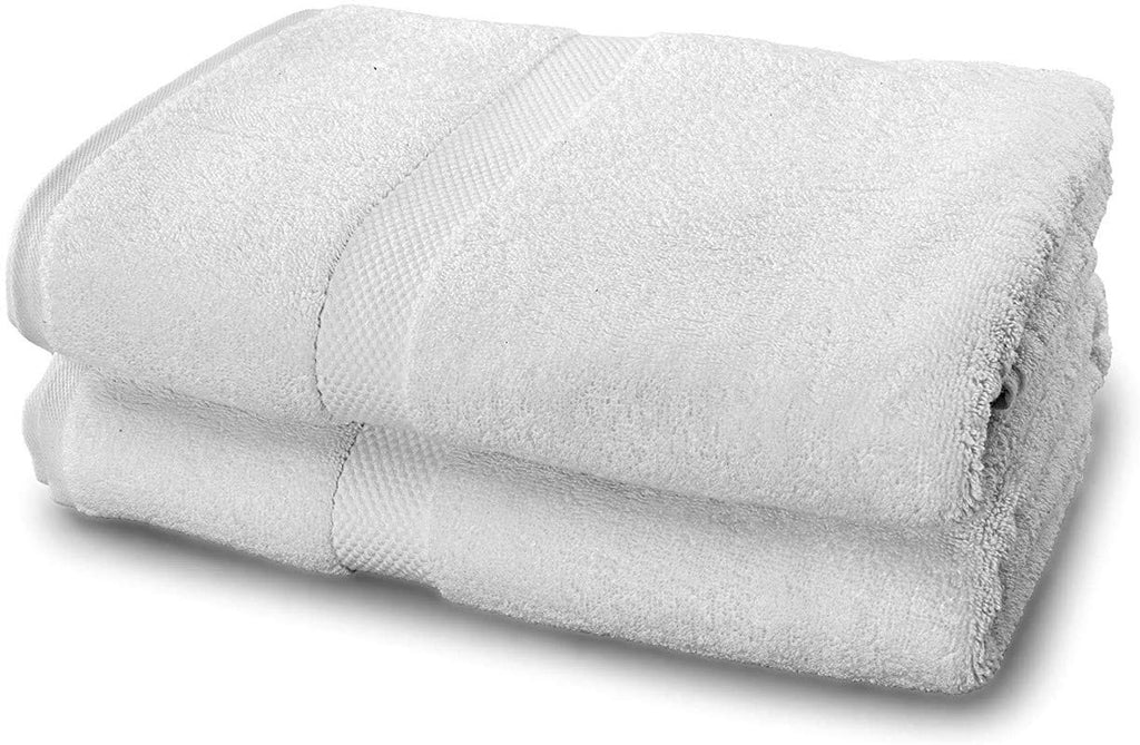 JENNY DENIAL 100% Cotton Hand Towel Set Size (16 * 24) Inch White