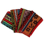 JENNY DENIAL 100% Cotton 275 GSM Hand Napkin Towel Set of Soft Multi Color (Size 11 * 17 Inch)