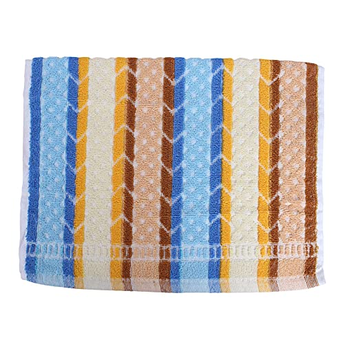 JENNY DENIAL 100% Cotton Hand Towels Set of 4 Soft & Super Absorbent for Kitchen, washbasin & Gym (325 GSM) Multicolor (Size 14 * 21 Inch)