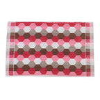JENNY DENIAL 100% Cotton Velvet Hand Towel Set Size (14 * 21) Inch Multicolor