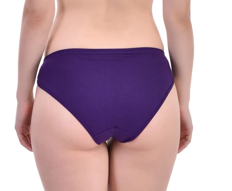 SCTC 100% Cotton MID Waist Hipster Regular/Daily Used Women/Girls Sexy Panty/Brief Combo Pack