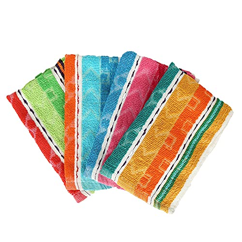 JENNY DENIAL 100% Cotton 275 GSM Hand Napkin Towel Set of Soft Multi Color (Size 11 * 17 Inch)