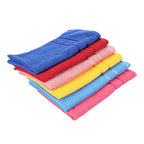 JENNY DENIAL 100% Cotton Hand Towels Set of 06 Soft & Super Abosrbent for Kitchen, Bathroom (425 GSM) Multi Color (Size 14 * 21 Inch)