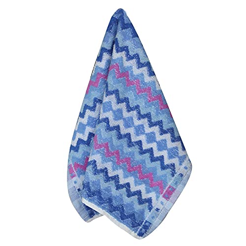 JENNY DENIAL 100% Cotton Hand Towels Set of 4 Soft & Absorbent (375 GSM) Multi Color (Size 14 * 21 Inch)