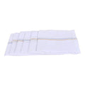 JENNY DENIAL PURE COTTON Multicolor Strips white RUMAL/hnadkerchief FOR MEN PACK OF 06 (Size 46 * 46CM) hankies