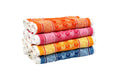 JENNY DENIAL Pure Cotton Hand Towels Set of 24 Soft & Super Absorbent 250 GSM Multi Color (Size 10 * 17 Inch)