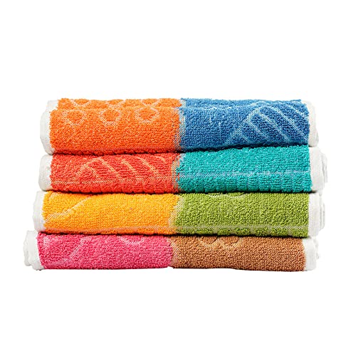 JENNY DENIAL Cotton Small Size Hand Towels Set of 12 Soft & Super Absorbent for Kitchen 250 GSM Size 10 * 17 Inch