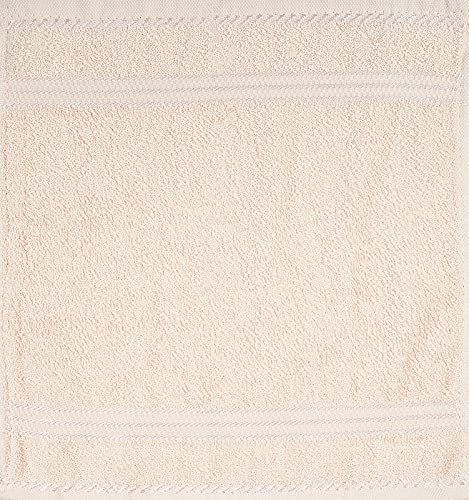 JENNY DENIAL 100% Cotton Face Towel Set of 12pc Soft & Absorbent (Size:: Small 9 * 9 Inch) Color :: Multi 300 GSM