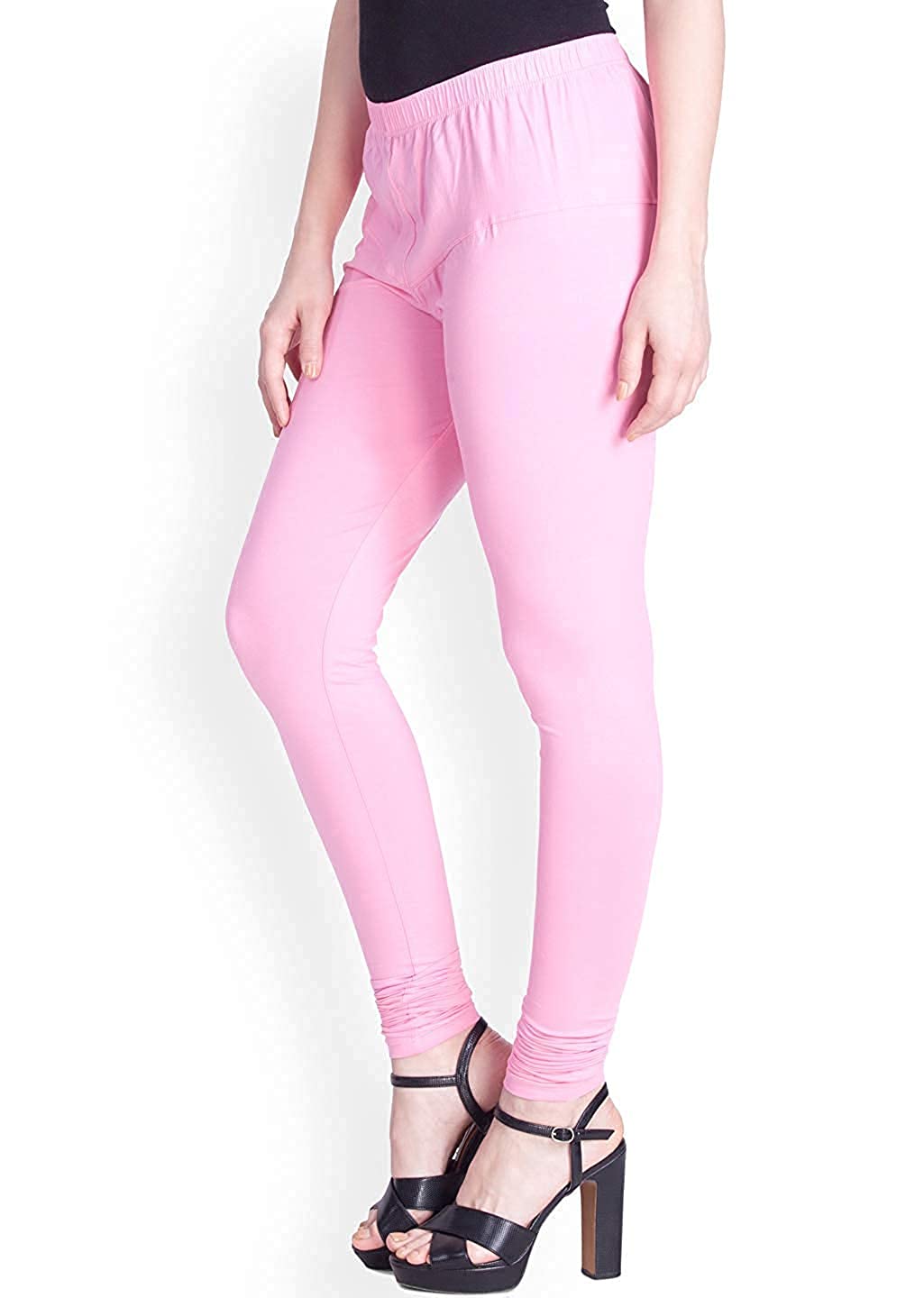 SCTC 100% Cotton Lycra Fully Stretchable Ankle Length Churidar Slim fit & Skin fit Leggings for Girls and Women Bottom wear Free Size Pack of 1pcs