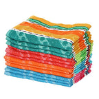 JENNY DENIAL 100% Cotton 275 GSM Hand Napkin Towel Set of Soft Multi Color (Size 11 * 17 Inch)