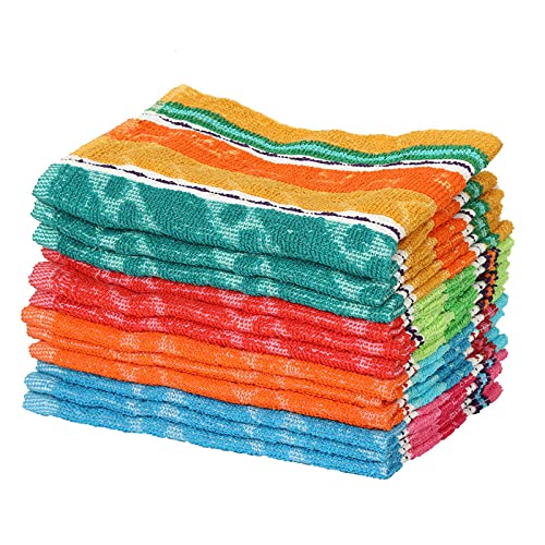 JENNY DENIAL 100% Cotton 275 GSM Hand Napkin Towel Set of Soft Multi Color (Size 11 * 17 Inch)