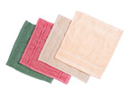 JENNY DENIAL 100% Cotton Zero Twist Face Towel 300 GSM Set of 12 pcs (Small Size :: 27 * 27 cm) Multi Color (12)