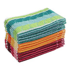 JENNY DENIAL 100% Cotton 275 GSM Hand Napkin Towel Set of Soft Multi Color (Size 11 * 17 Inch)