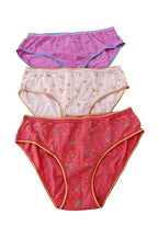 JENNY DENIAL 100% Organic Cotton Panty/Panties/Briefs/Underwear for Women and Girl's (Pack of 3)