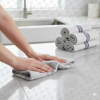 JENNY DENIAL Cotton Pocha, Reusable Floor Cleaning Cloth with 10X Absorption, Multi-Purpose Dusting and Sweeping Cloth for Home and Office All Floor Quick Dry Combo Pack of