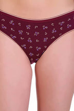 JENNY DENIAL 100% Organic Cotton Panty/Panties/Briefs/Underwear for Women and Girl's (Pack of 3)