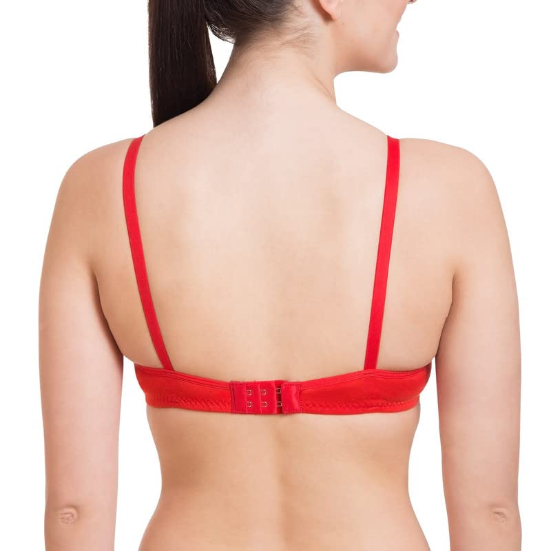 SCTC 100% Cotton Girls/Women's Everyday Wire Free (Non Wire) Non Padded B-Cup Seamless | T-Shirt | Full Coverage Bra Pack of 1 Color:: (May be Vary)