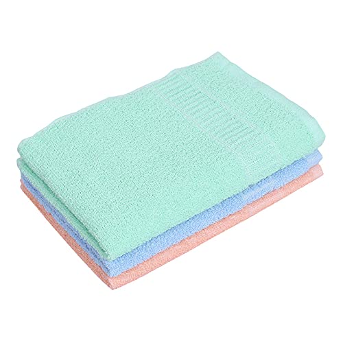 JENNY DENIAL 100% Cotton Hand Towels Set of 4 Soft & Super Absorbent for Kitchen, washbasin (325 GSM) Multicolor (Size 14 * 21 Inch)