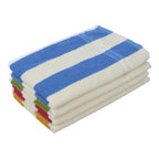 JENNY DENIAL 100% Cotton Hand Towel/Napkins Set of 4 Soft & Super Absorbent (325 GSM) Multicolor (Size 14 * 21 Inch)