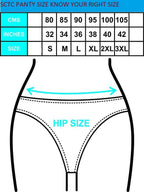 SCTC Women's & Girls Cotton Hipster mid Waist Plain Underwear/Briefs/Panties/Panty Outer Elastic Regular/Everyday/Daily Multicolor Combo Pack of