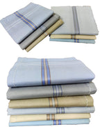JENNY DENIAL Cotton Handkerchief, Rumal, Hankey for man Multi color 12 Pcs Machine washable