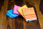 JENNY DENIAL 100% Cotton 275 GSM Hand Napkin Towel Set of Soft Multi Color (Size 11 * 17 Inch)