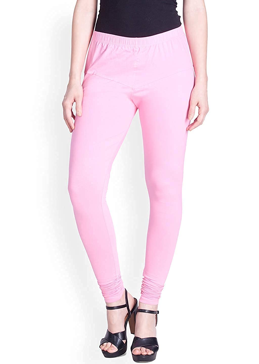SCTC 100% Cotton Lycra Fully Stretchable Ankle Length Churidar Slim fit & Skin fit Leggings for Girls and Women Bottom wear Free Size Pack of 1pcs