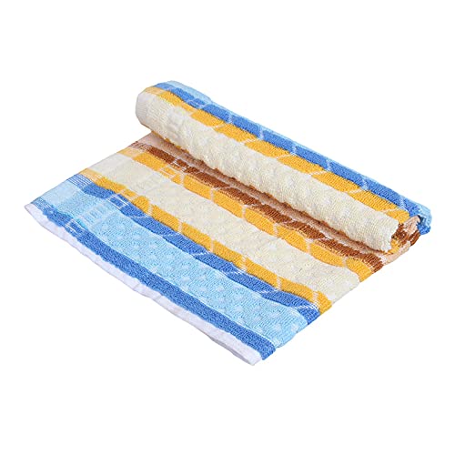 JENNY DENIAL 100% Cotton Hand Towels Set of 4 Soft & Super Absorbent for Kitchen, washbasin & Gym (325 GSM) Multicolor (Size 14 * 21 Inch)