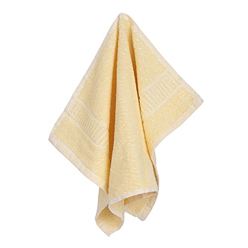 JENNY DENIAL 100% Cotton Hand Towels Set of 4 Soft & Super Absorbent for Kitchen, washbasin (325 GSM) Multicolor (Size 14 * 21 Inch)