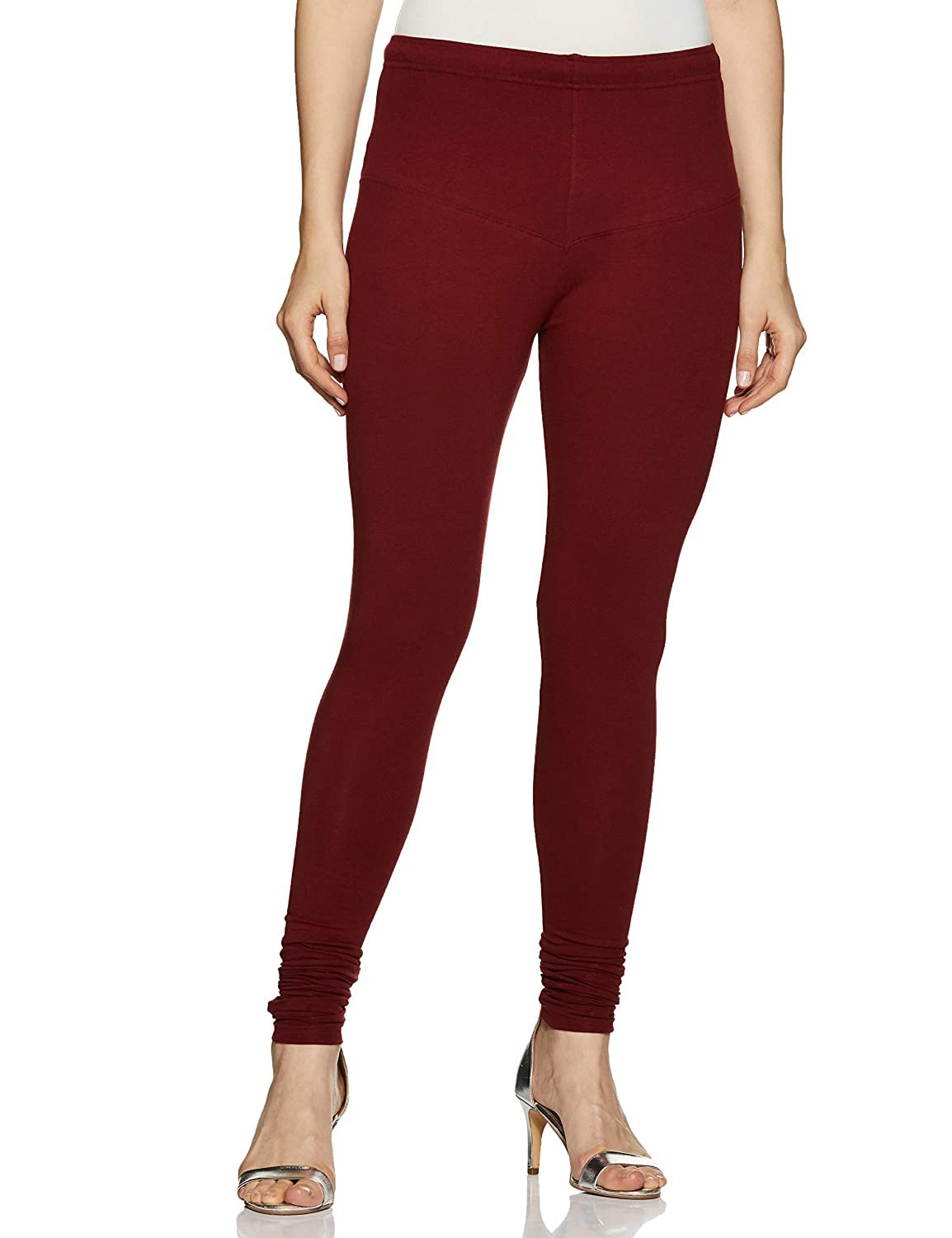 SCTC 100% Cotton Lycra Fully Stretchable Ankle Length Churidar Slim fit & Skin fit Leggings for Girls and Women Bottom wear Free Size Pack of 1pcs