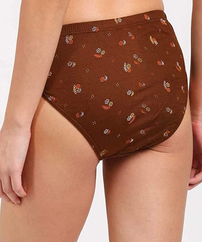 JENNY DENIAL 100% Organic Cotton Panty/Panties/Briefs/Underwear for Women and Girl's (Pack of 3)