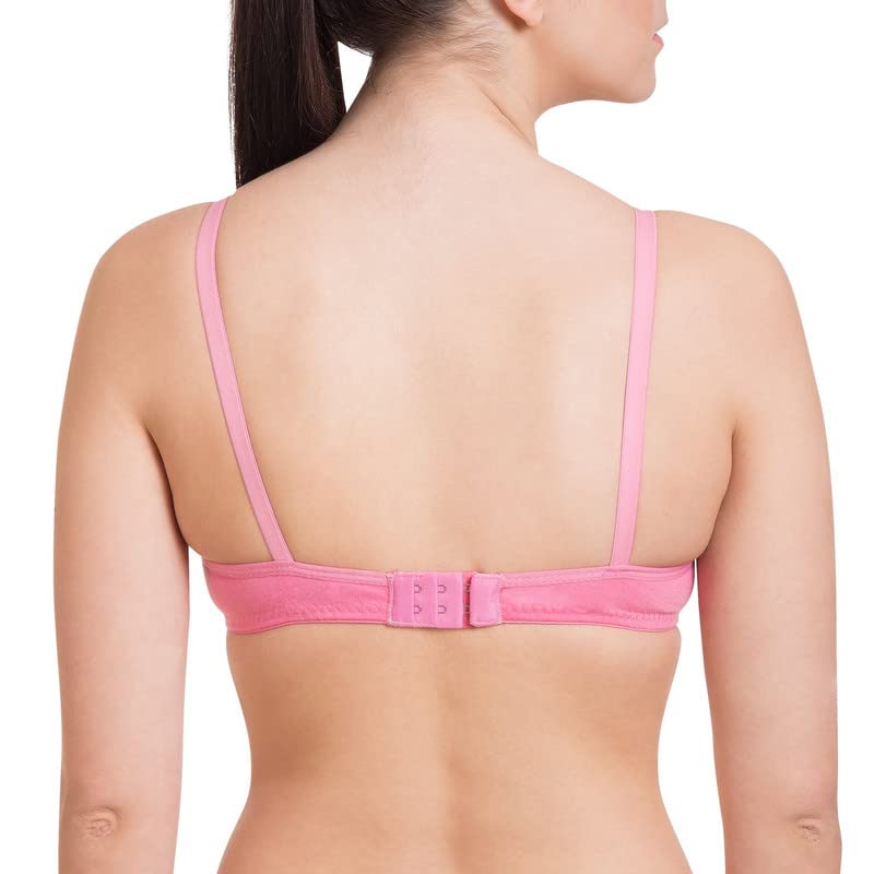 SCTC 100% Cotton Girls/Women's Everyday Wire Free (Non Wire) Non Padded B-Cup Seamless | T-Shirt | Full Coverage Bra Pack of 1 Color:: (May be Vary)