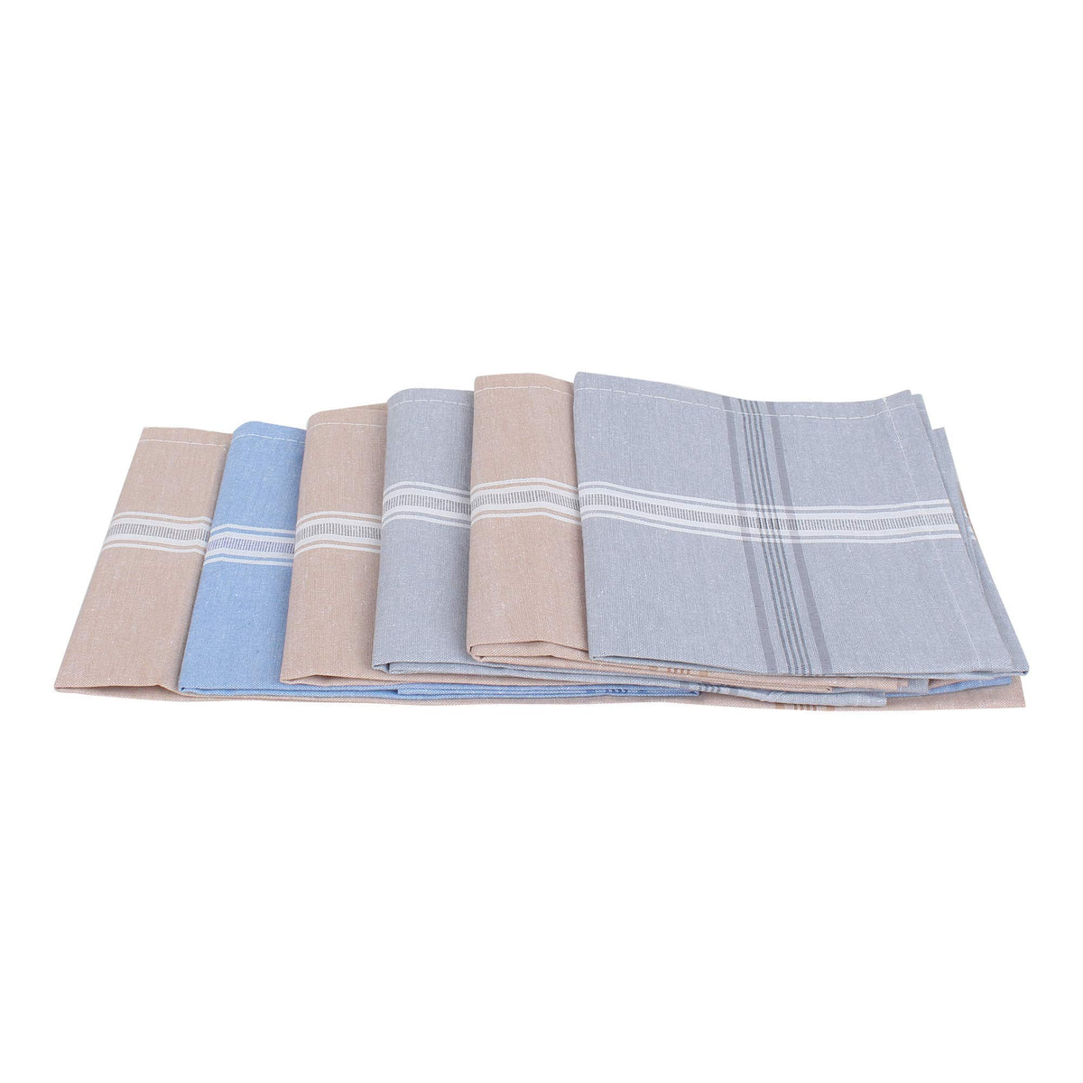 JENNY DENIAL PURE COTTON Multicolor RUMAL/Handkerchief FOR MEN PACK OF 12 (Size 48 * 48CM) hankies multicolored rumal