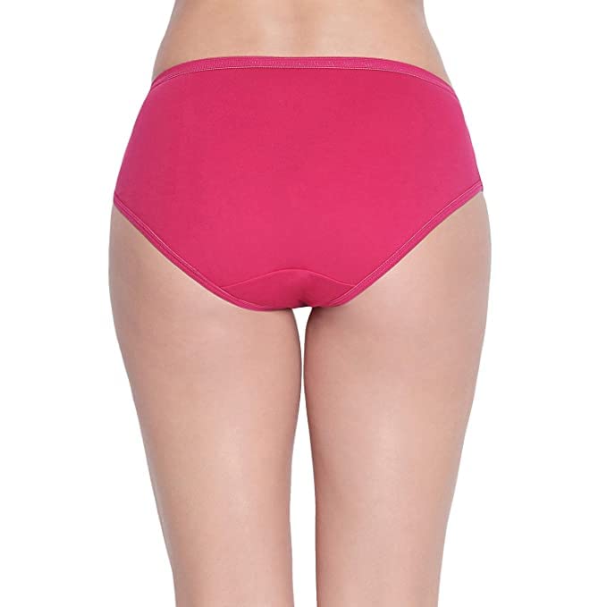 JENNY DENIAL 100% Organic Cotton Panty/Panties/Briefs/Underwear for Women and Girl's (Pack of 3)