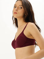 SCTC 100% Cotton Girls/Women's Everyday Wire Free (Non Wire) Non Padded B-Cup Seamless | T-Shirt | Full Coverage Bra Pack of 1 Color:: (May be Vary)