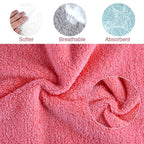 JENNY DENIAL® 250 GSM Microfiber Cotton face Towel Ultra Soft Light Weight and Fully Water Absorbent Small Size (9 * 9inch) Multicolor Combo Pack Set of