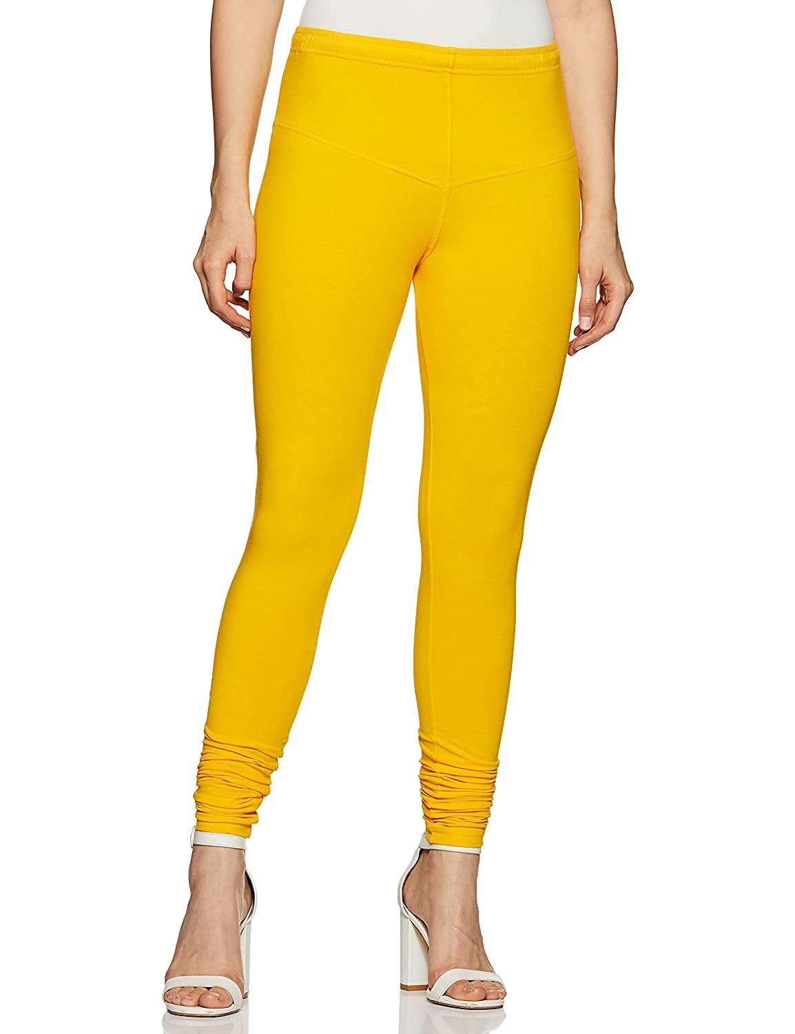 SCTC 100% Cotton Lycra Fully Stretchable Ankle Length Churidar Slim fit & Skin fit Leggings for Girls and Women Bottom wear Free Size Pack of 1pcs