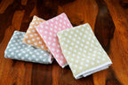 JENNY DENIAL Cotton Hand Towels Set of 4 Soft & absorbant (450 GSM Size 14 * 21 Inch) Medium