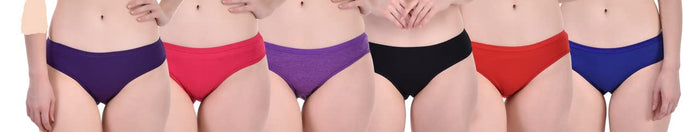 SCTC 100% Cotton MID Waist Hipster Regular/Daily Used Women/Girls Sexy Panty/Brief Combo Pack