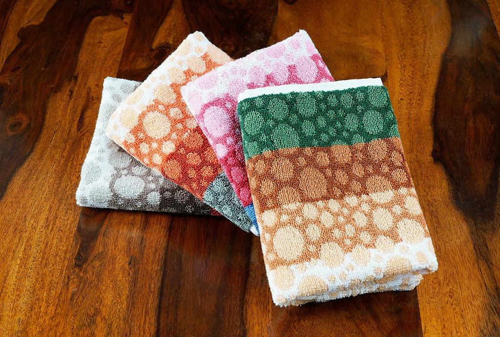 JENNY DENIAL Hand Towels Set of 4 Super Soft 450 GSM Multicolor (Size 14 * 21 Inch) Medium