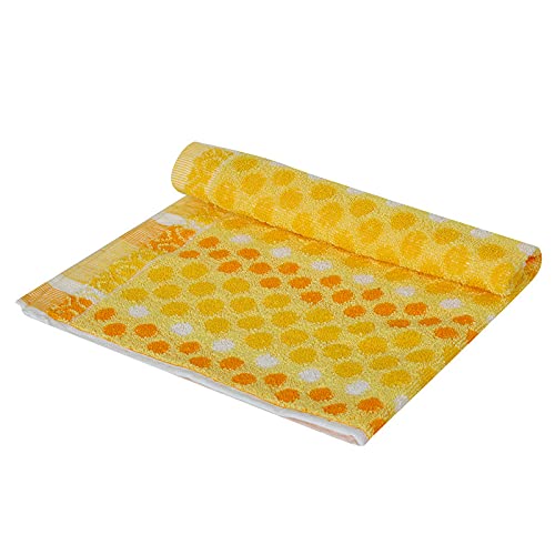 JENNY DENIAL 100% Cotton Hand Towels Set of 4 Soft & Absorbent Multi Color 375 GSM (Size 14 * 21 Inch)