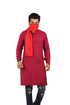 100% pure Cotton Saffron Gamcha/Gomasa for Men 300 GSM handloom printed (size :: Full size) Stole bhagwa color angocha