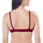 SCTC 100% Cotton Girls/Women's Everyday Wire Free (Non Wire) Non Padded B-Cup Seamless | T-Shirt | Full Coverage Bra Pack of 1 Color:: (May be Vary)