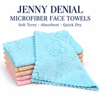 Jenny Denial Soft Microfiber Terry Baby Face Towels – Absorbent, Quick Dry Washcloths — main creative