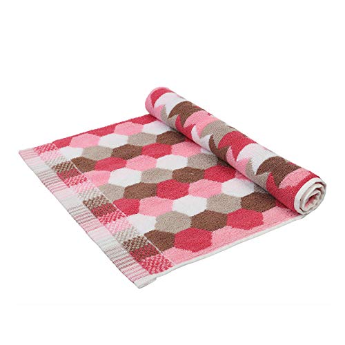 JENNY DENIAL 100% Cotton Velvet Hand Towel Set Size (14 * 21) Inch Multicolor