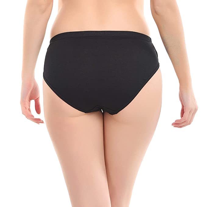 SCTC Women's & Girls Cotton Hipster high Waist Plain Underwear Panties/Panty Multicolor Pack of