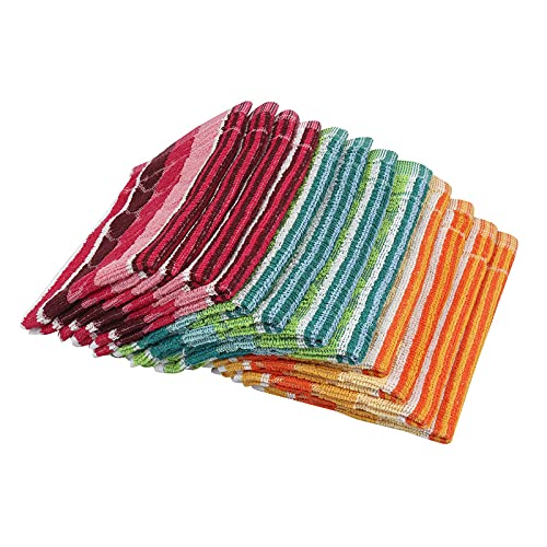 JENNY DENIAL 100% Cotton 275 GSM Hand Napkin Towel Set of Soft Multi Color (Size 11 * 17 Inch)