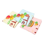 JENNY DENIAL Super Absorbent Microfiber Soft Baby boy and Girl Bath Towel for new Born/Infants/Toddlers Cartoon Print Multicolor Combo Pack of 3pc